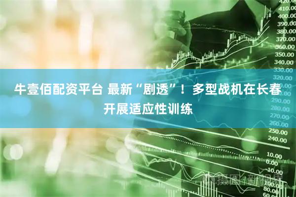 牛壹佰配资平台 最新“剧透”！多型战机在长春开展适应性训练