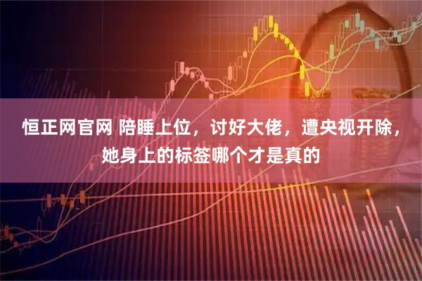 恒正网官网 陪睡上位，讨好大佬，遭央视开除，她身上的标签哪个才是真的